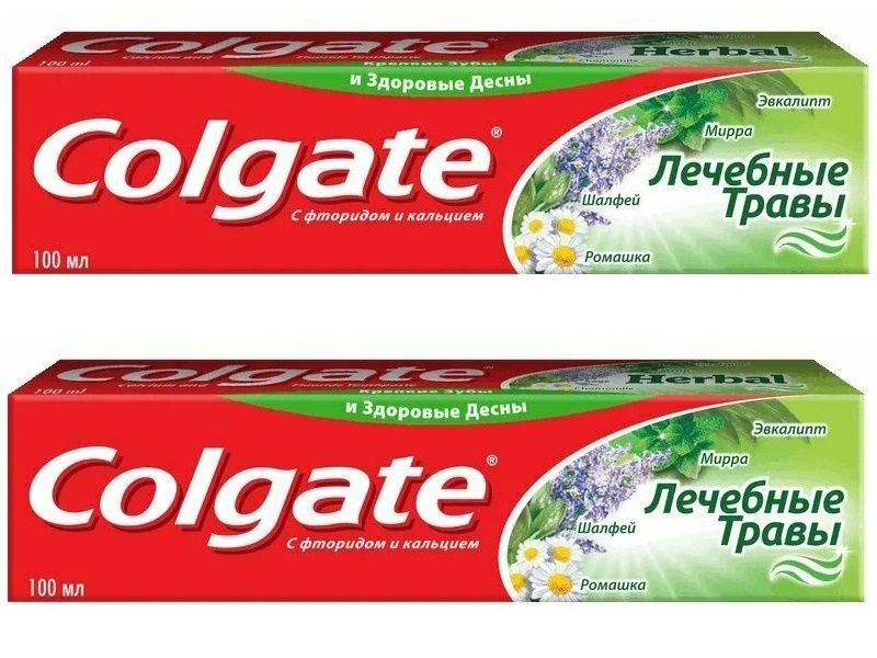 Зубная паста Colgate Лечебные Травы, 100 мл, 3 шт arepo зубная паста в таблетках лечебные травы актив 50