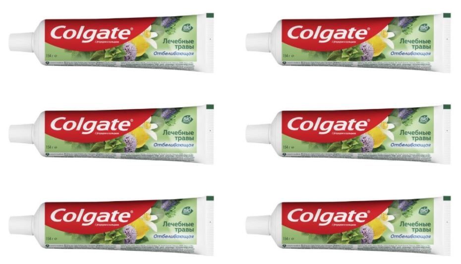 Зубная паста Colgate Лечебные Травы, 100 мл, 6 шт arepo зубная паста в таблетках лечебные травы актив 50