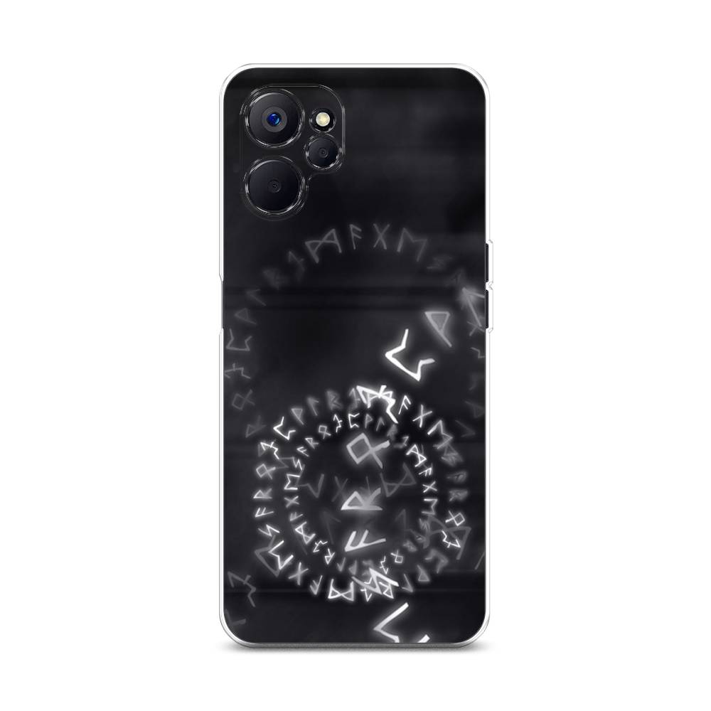 

Чехол на Realme 10 5G "Руны", Серый;черный, 2512650-3