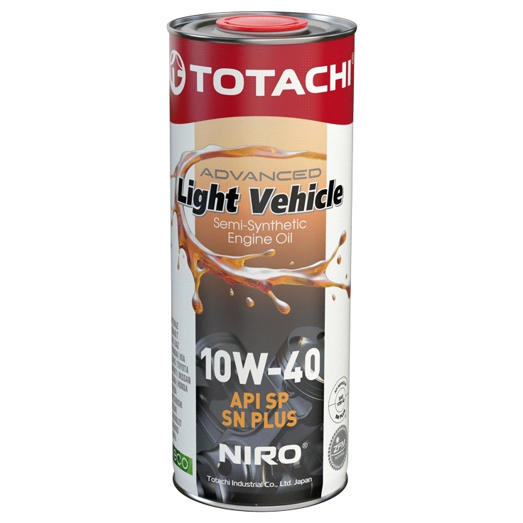 Моторное масло Totachi Niro Lv Semi-Synthetic Api Sn 10W40 Api Sp Sn Plus 1л