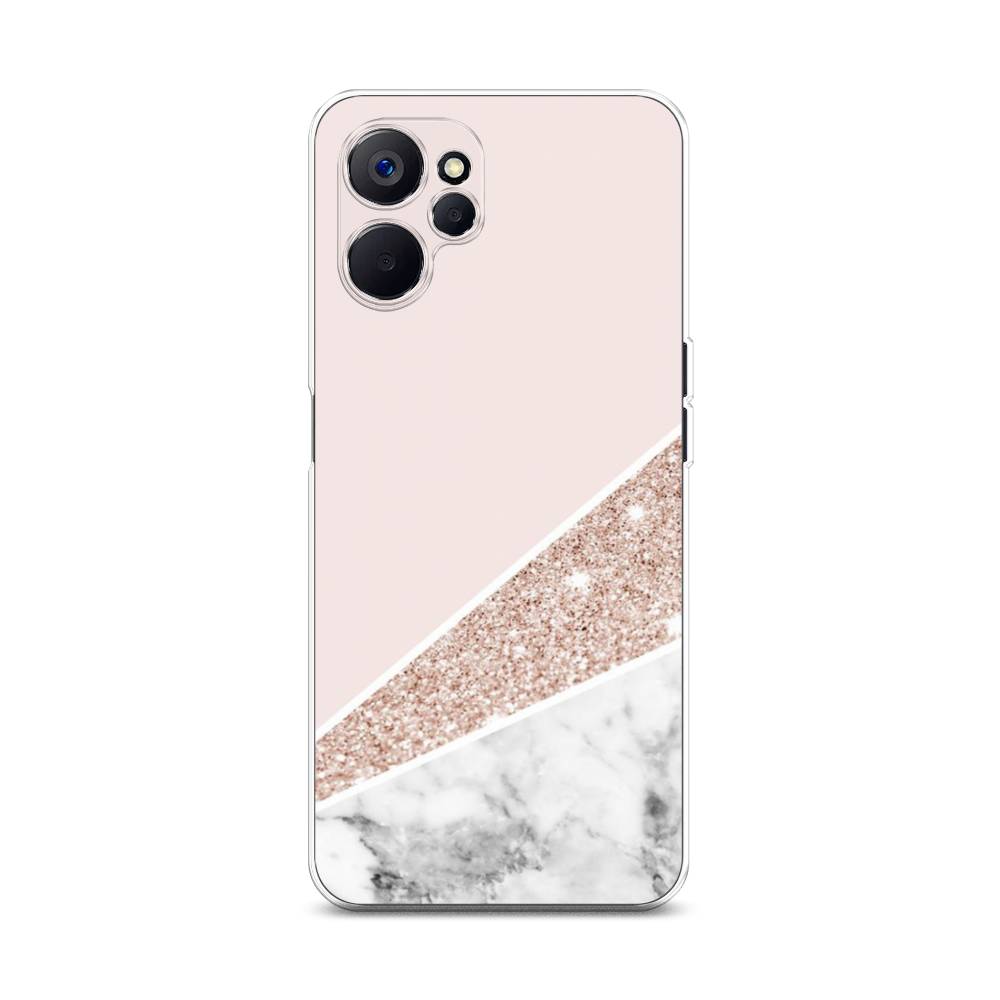 

Чехол на Realme 10 5G "Блестящий розовый мрамор", 2512650-3