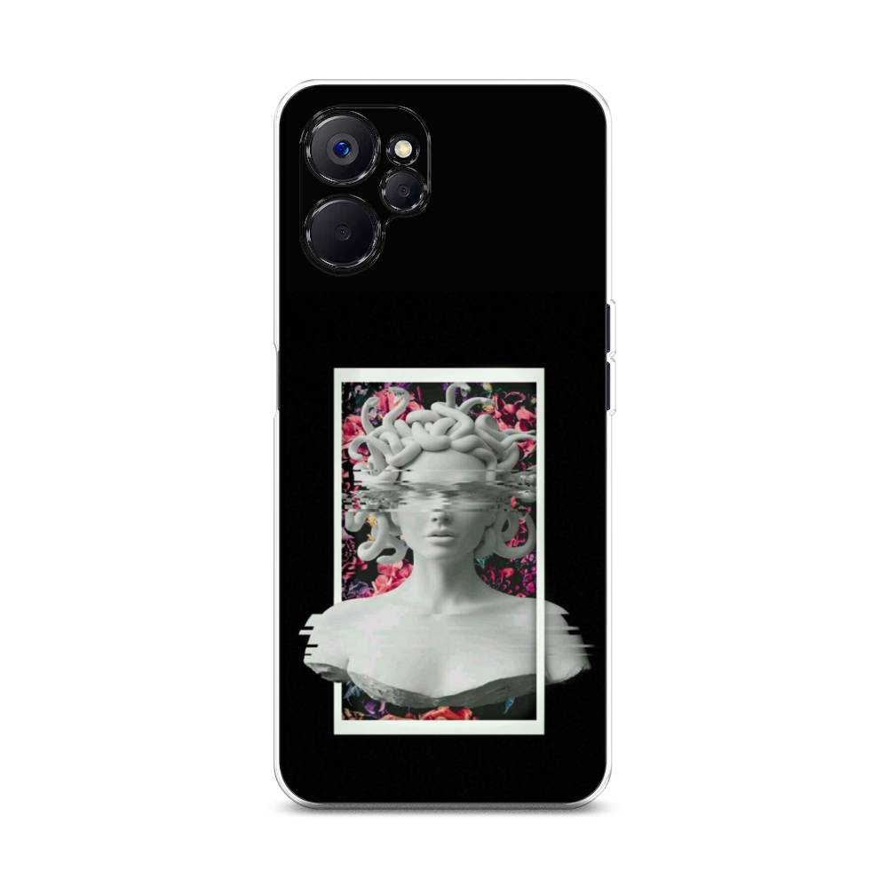 

Чехол на Realme 10 5G "Web Punk Медуза Горгона", Черный;серый, 2512650-6