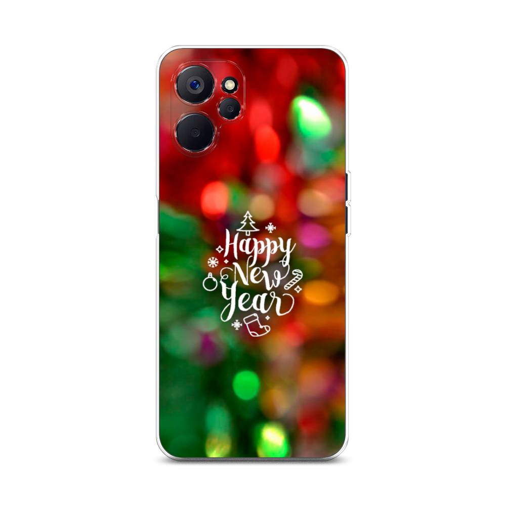 

Чехол на Realme 10 5G "Новый Год на елке", Зеленый;красный;желтый, 2512650-5