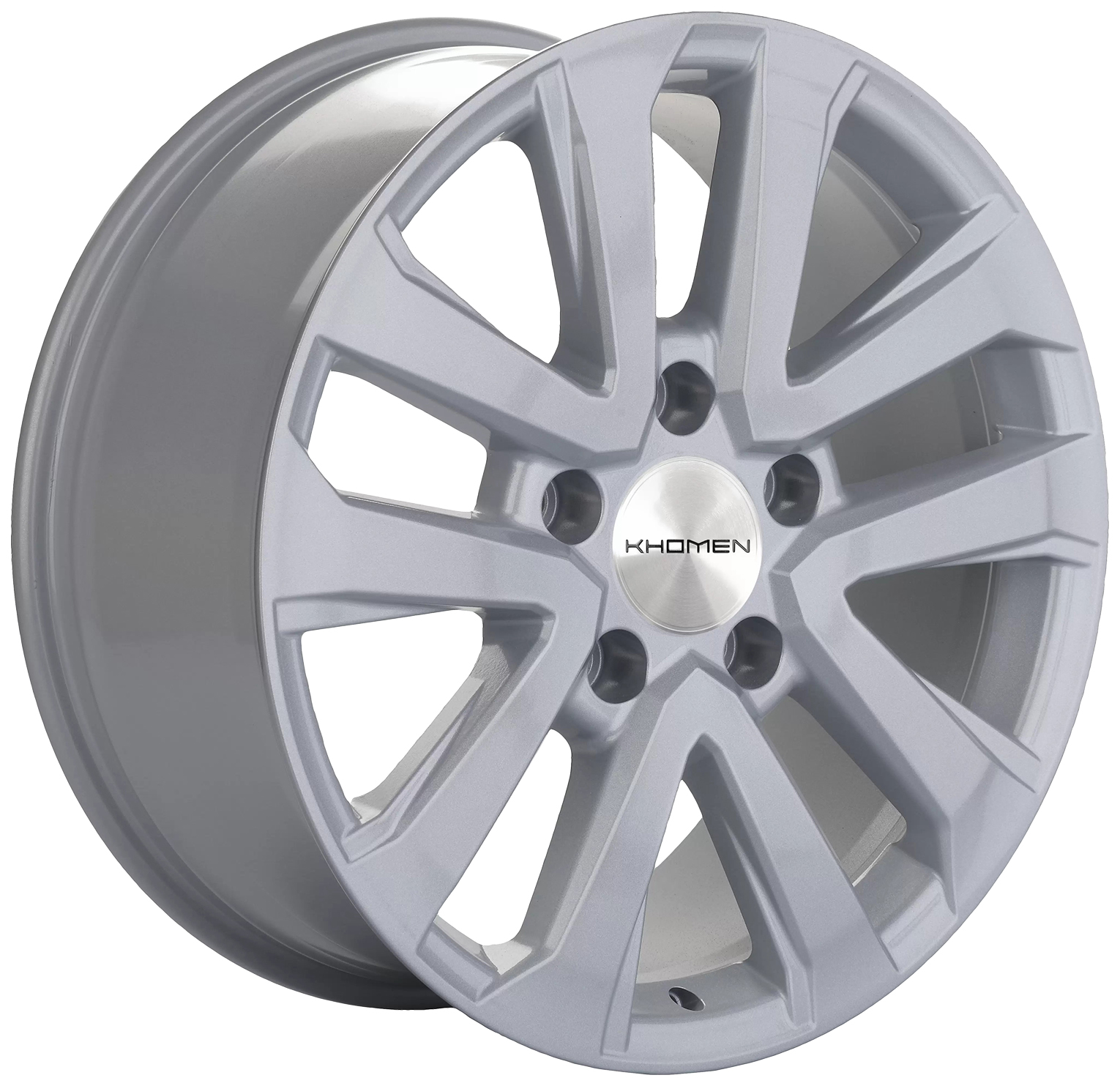 

Диск колесный Khomen KHW 2003 F-SILVER 8.5x20/5x150 D110.1 ET58, Серый