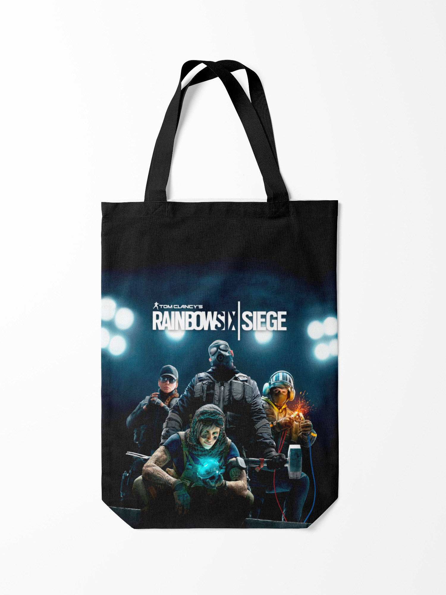 

Сумка шoппер унисекс Burnettie Rainbow Six Siege Tom Clancys, разноцветный, Rainbow Six Siege Tom Clancys
