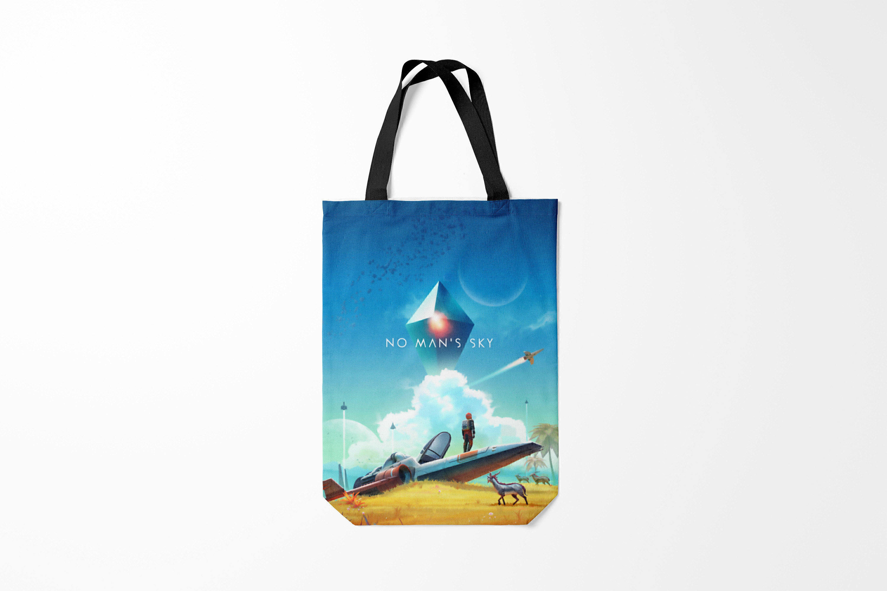 

Сумка шoппер унисекс Burnettie No Mans Sky Mans Atlas Rises, разноцветный, No Mans Sky Mans Atlas Rises