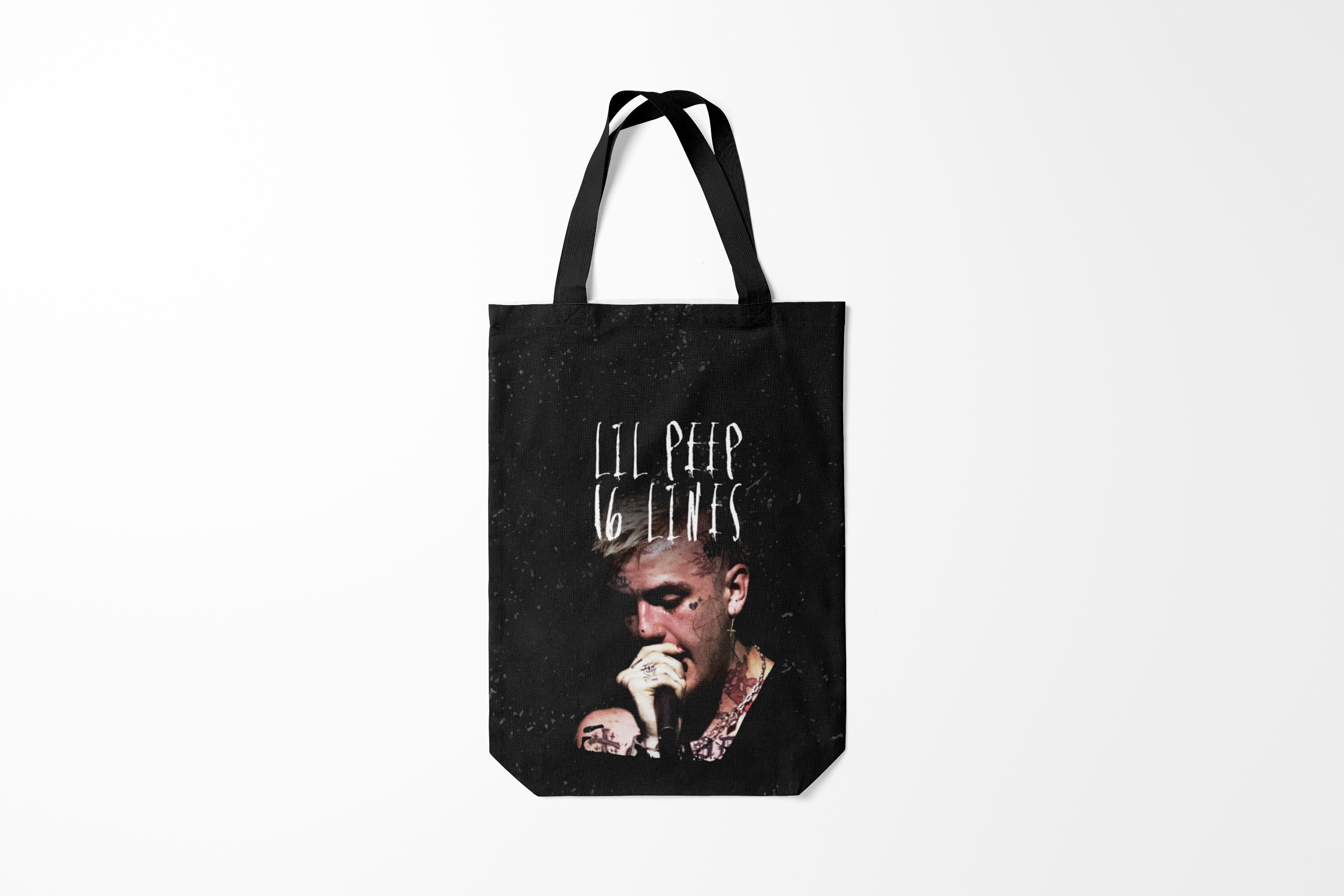 

Сумка шoппер унисекс Burnettie Lil Peep 16 Lines, разноцветный, Lil Peep 16 Lines