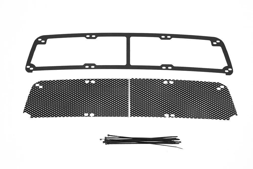 фото Защитная сетка решетки переднего бампера(с обвесом без дхо) для renault duster i 2010-2014 русская артель