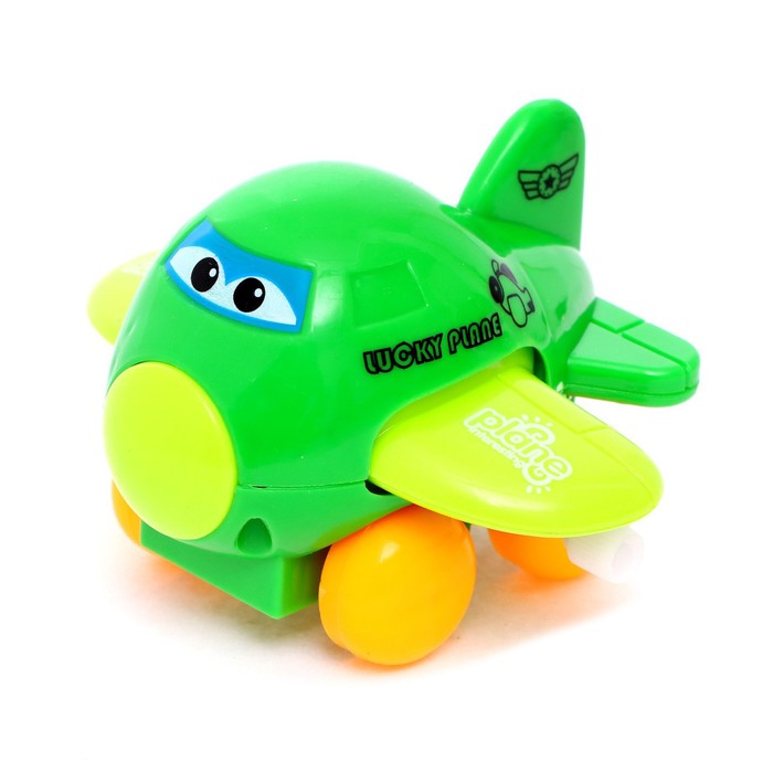 фото Игрушка заводная «супер самолётик», цвета микс nobrand