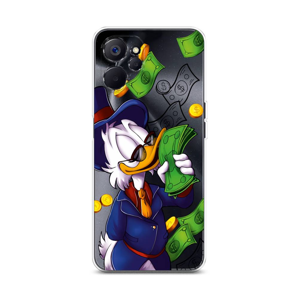 

Чехол на Realme 10 5G "Scrooge McDuck with Money", Синий;зеленый;белый, 2512650-6