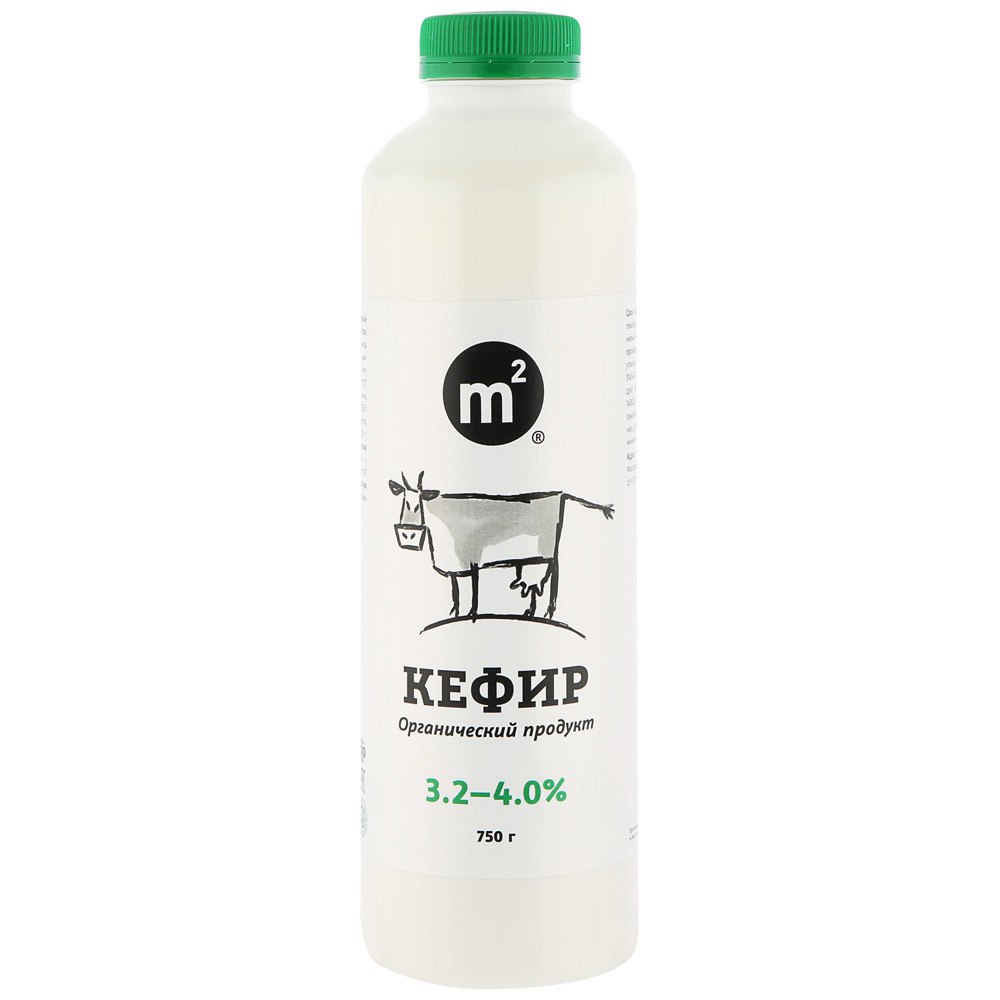 

Кефир М2 из цельного молока 3.2-4% 750 г