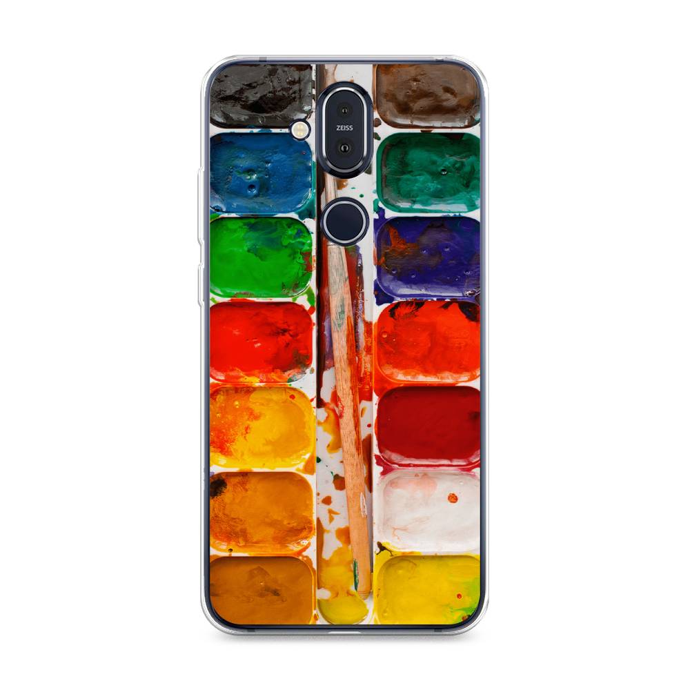 

Чехол на Nokia 8.1 "Акварель", 122250-4
