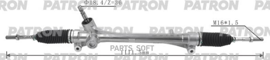 

Рейка рулевая LEXUS RX270 350 450H 08- PATRON PSG3050