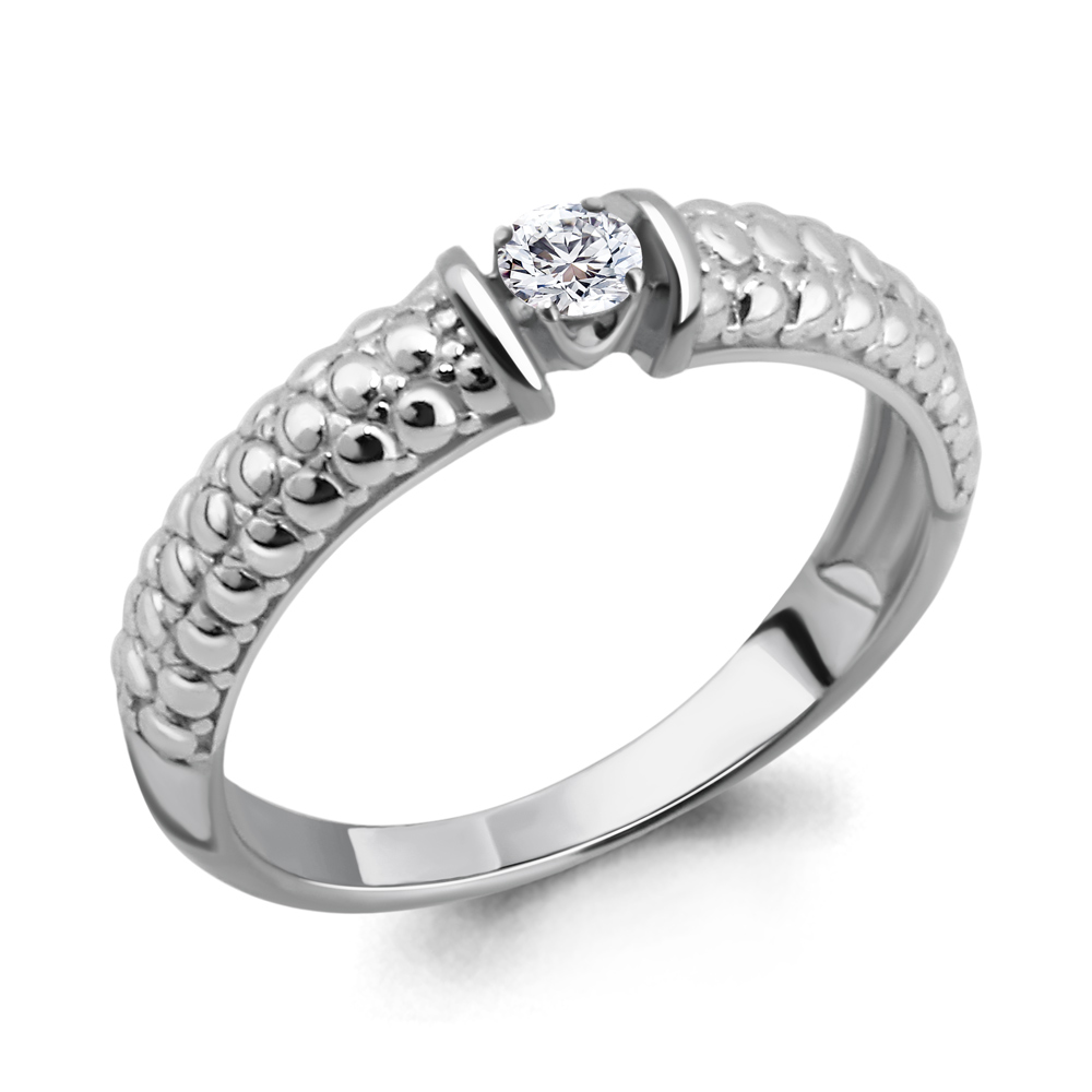 

Кольцо из серебра р. 17,5 AQUAMARINE 68293А_925_р, 68293А_925_р