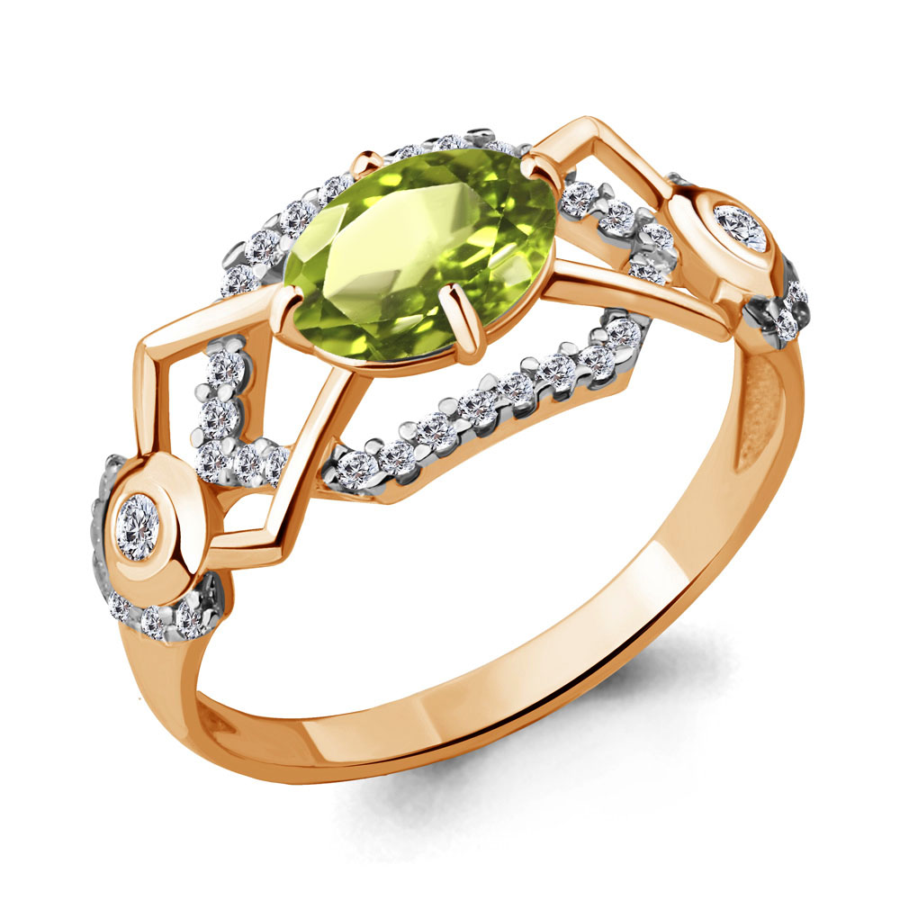 

Кольцо из серебра р.  AQUAMARINE 6558207А_925_з, 6558207А_925_з