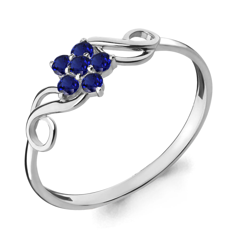 

Кольцо из серебра р. 15,5 AQUAMARINE 68003Б_925_р, 68003Б_925_р