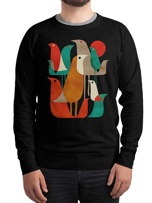 

Свитшот мужской Dream Shirts Птицы / Искусство черный 44 RU, Птицы / Искусство