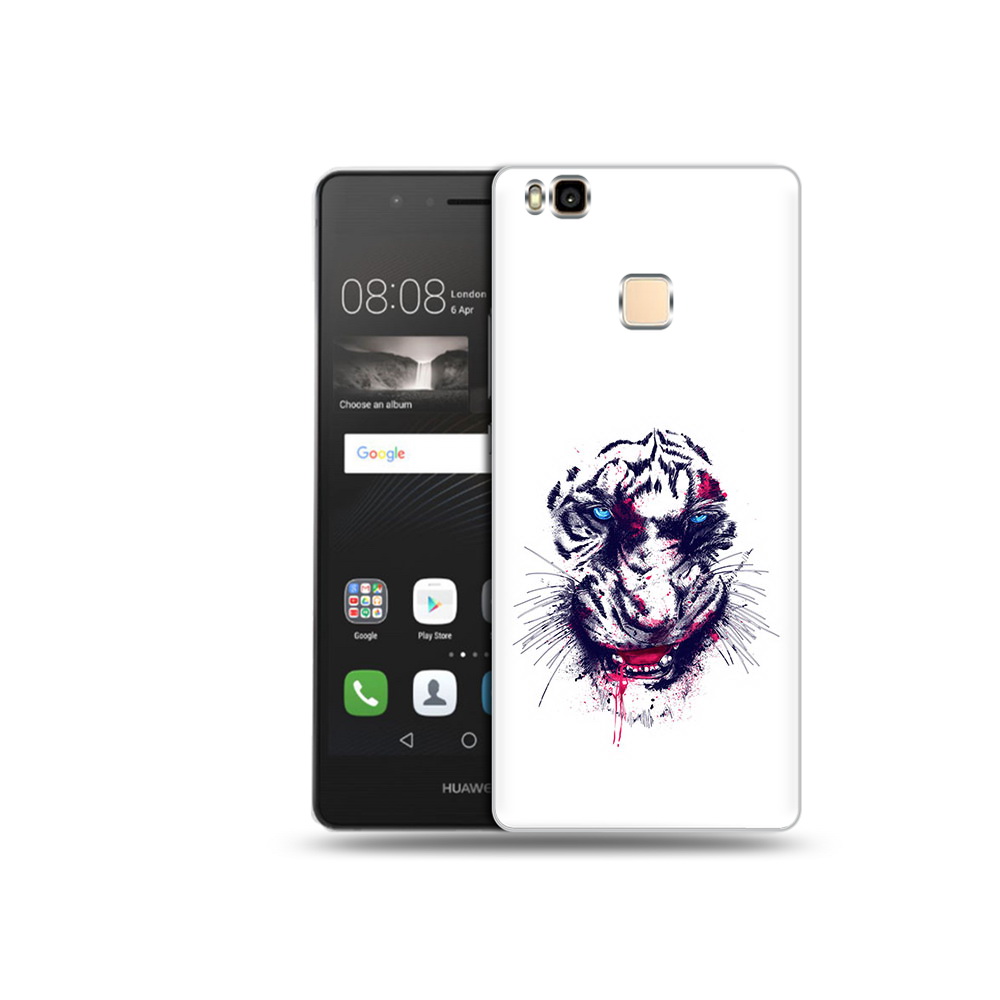 

Чехол MyPads Tocco для Huawei P9 Lite безумный тигр (PT74547.57.228), Прозрачный, Tocco