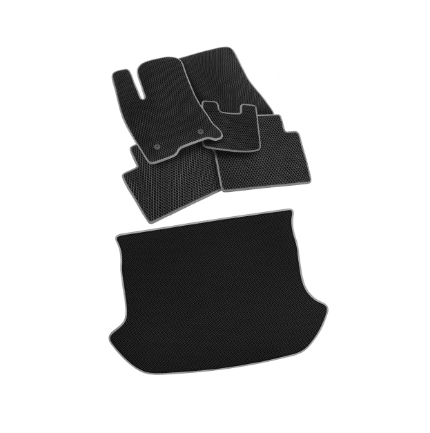 

EVA коврики для Toyota Mark/Сhaser/Cresta (90, правый руль) 1992-1996 AM45024R осерый, Mark