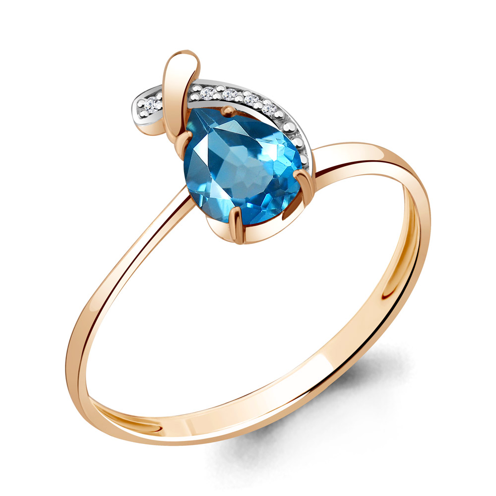 

Кольцо из золота р. , AQUAMARINE 6552705_585_кз, 6552705_585_кз