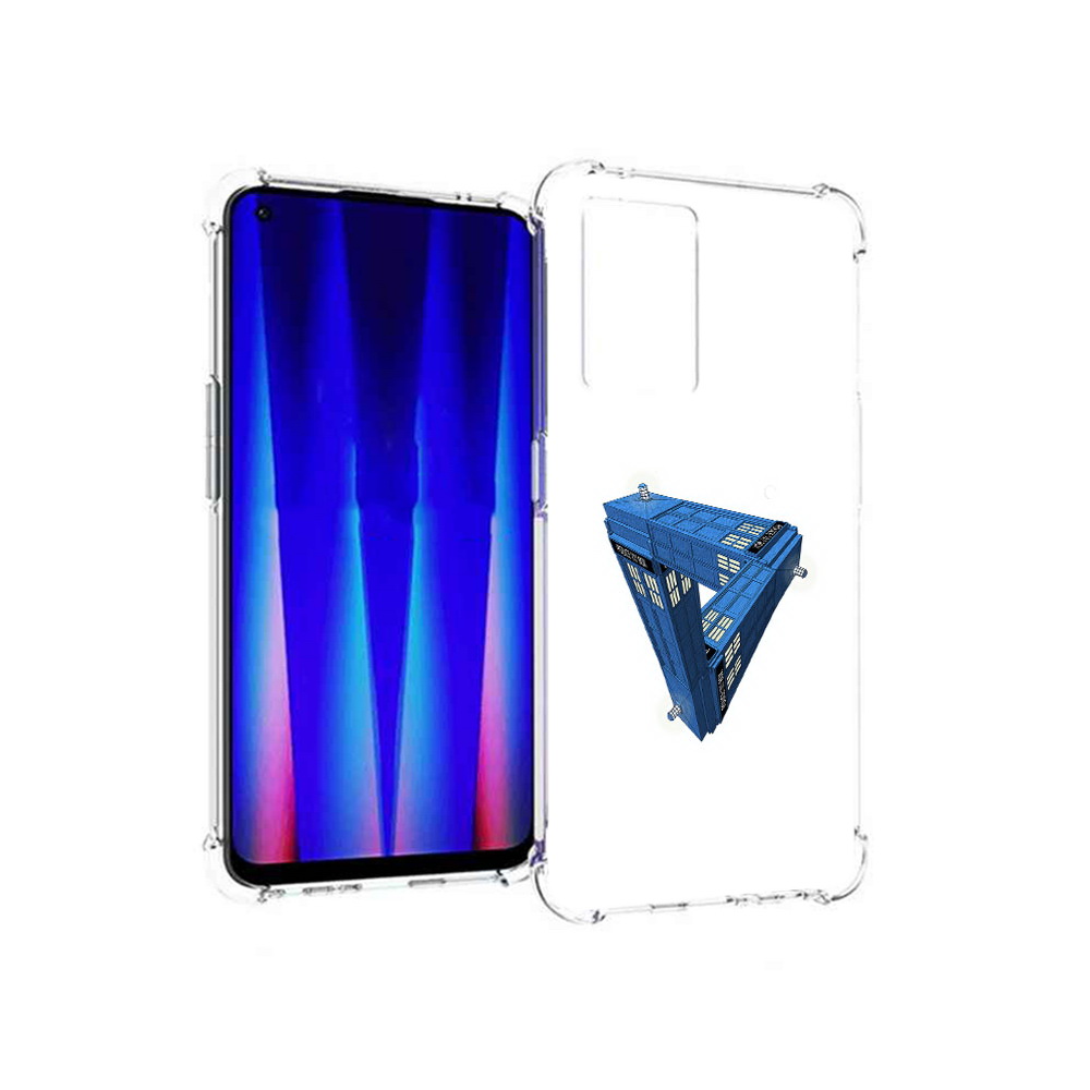 

Чехол MyPads Tocco для OnePlus Nord CE 5G головолока абстракция, Прозрачный, Tocco