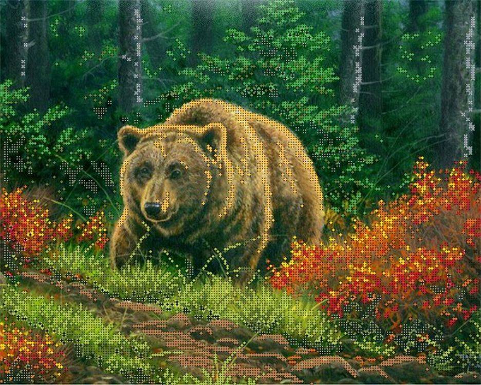 

Рисунок на канве Астрея (Глурия) Бурый медведь 73050