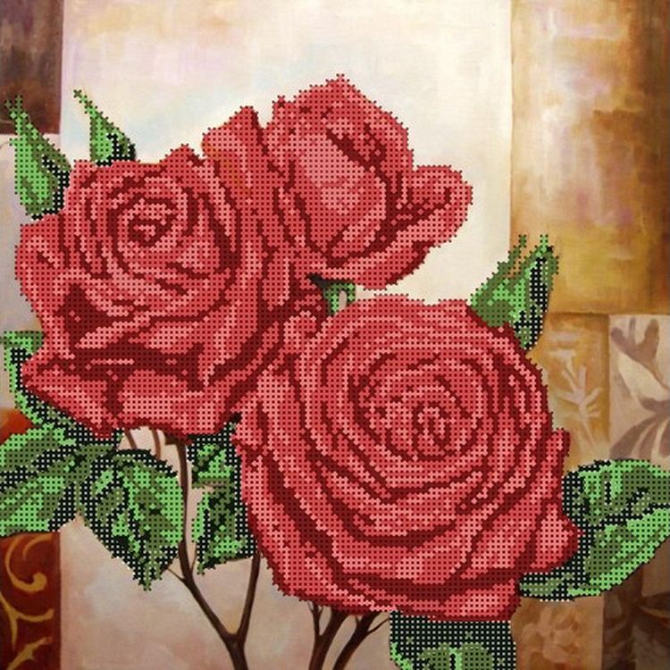 Рисунок на канве Астрея (Глурия) Красные розы 70092