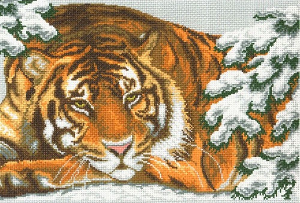 

Рисунок на канве Матренин Посад Амурский тигр 0356