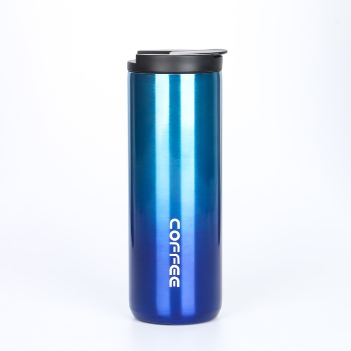 

Термокружка "Coffee", 500 мл, синяя, Синий
