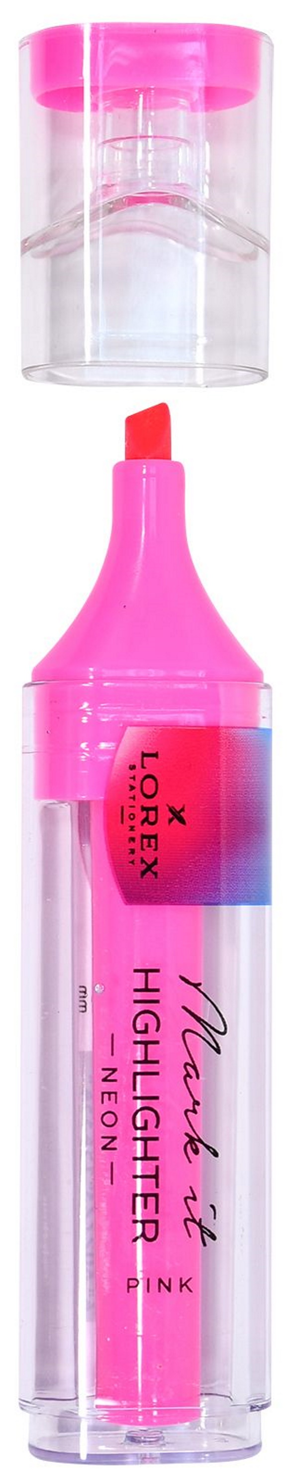 Маркер текстовый Lorex Mark it Neon, 1-5 мм, неон 100066798281 розовый