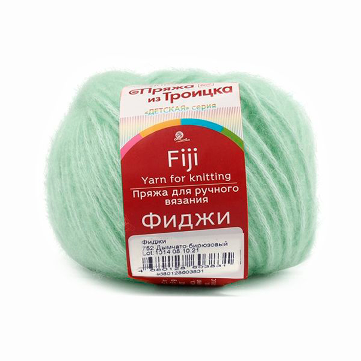 

Троицкая камвольная фабрика Фиджи, 5 шт, 95 м, 0752 дымчато-бирюзовый, Зеленый