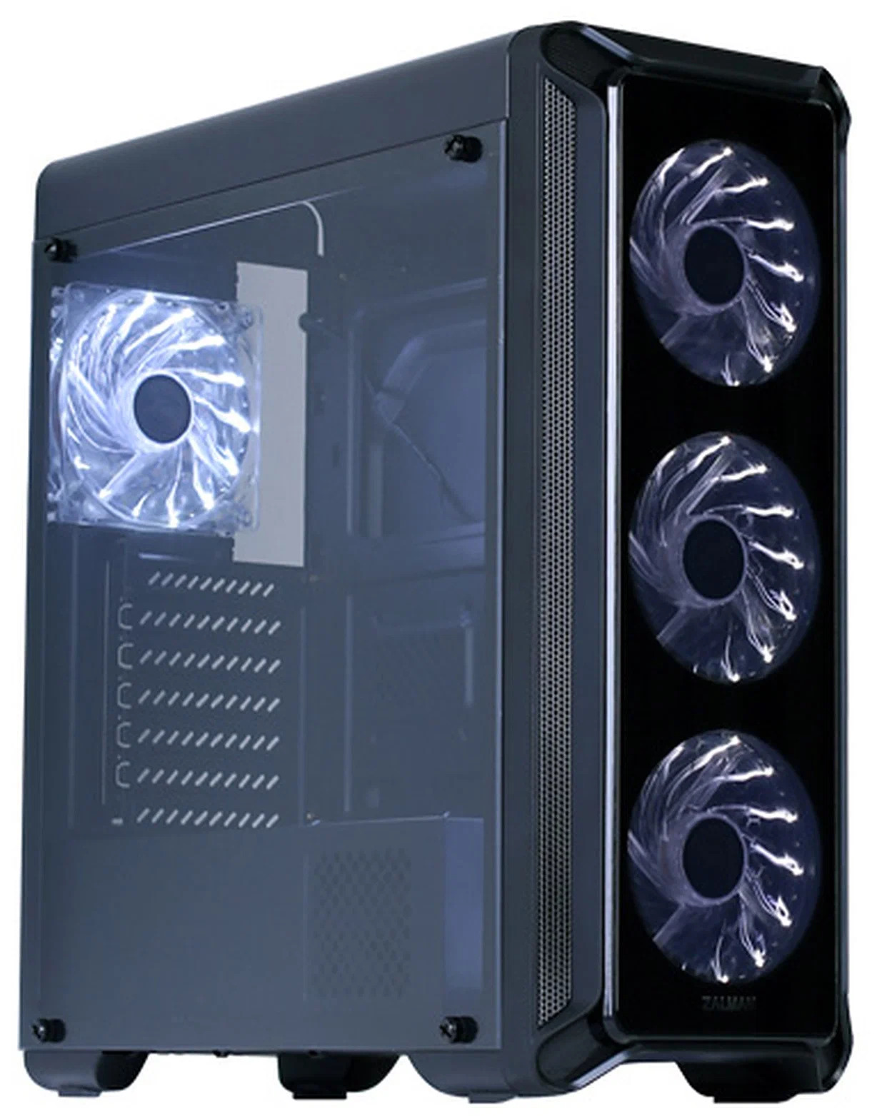 Корпус MidiTower Zalman i3 Edge black (ATX, mATX, Mini-ITX, USB2.0 x2, USB3.0x1, без БП) (