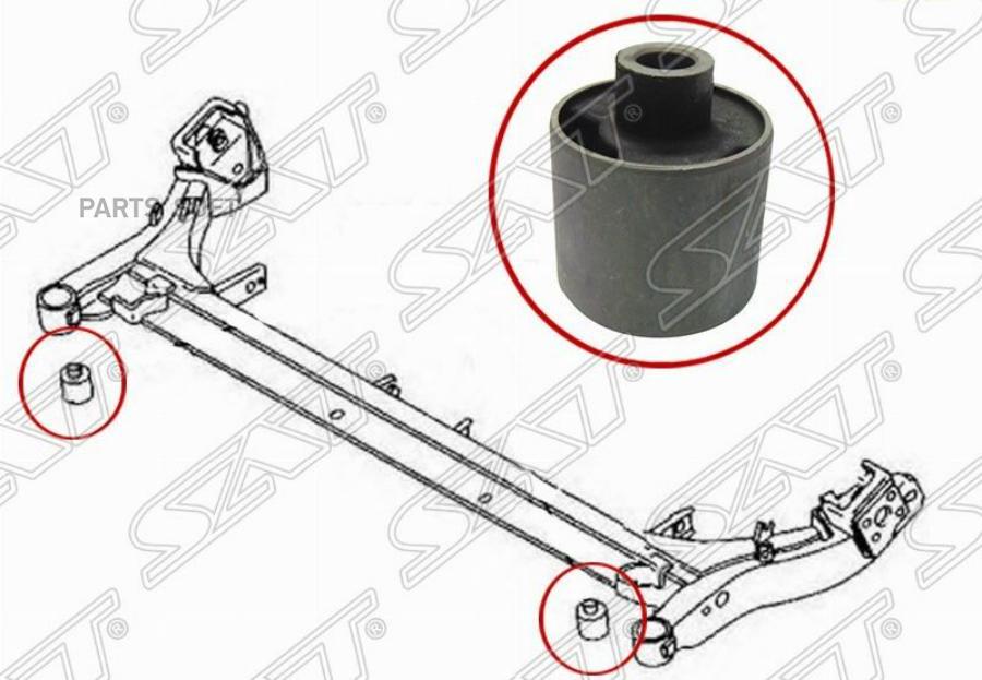 

Сайлентблок Задней Балки Mazda Demio 96- Sat арт. ST-D201-28-460B