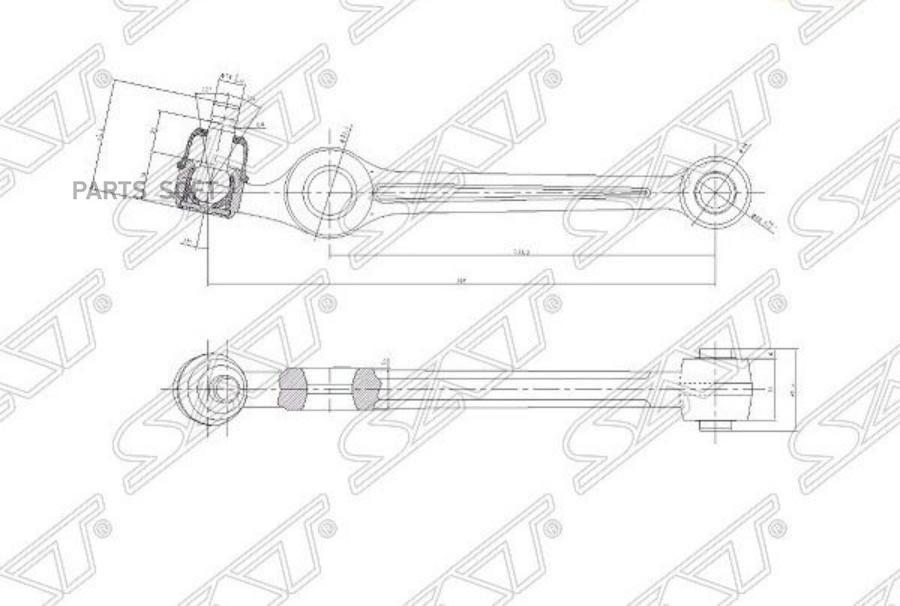 

Рычаг Fr Mazda Demio 9602 Lh=Rh