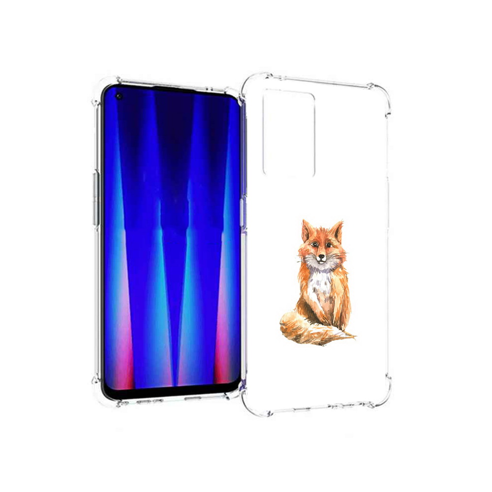 

Чехол MyPads Tocco для OnePlus Nord CE 5G детская лиса, Прозрачный, Tocco