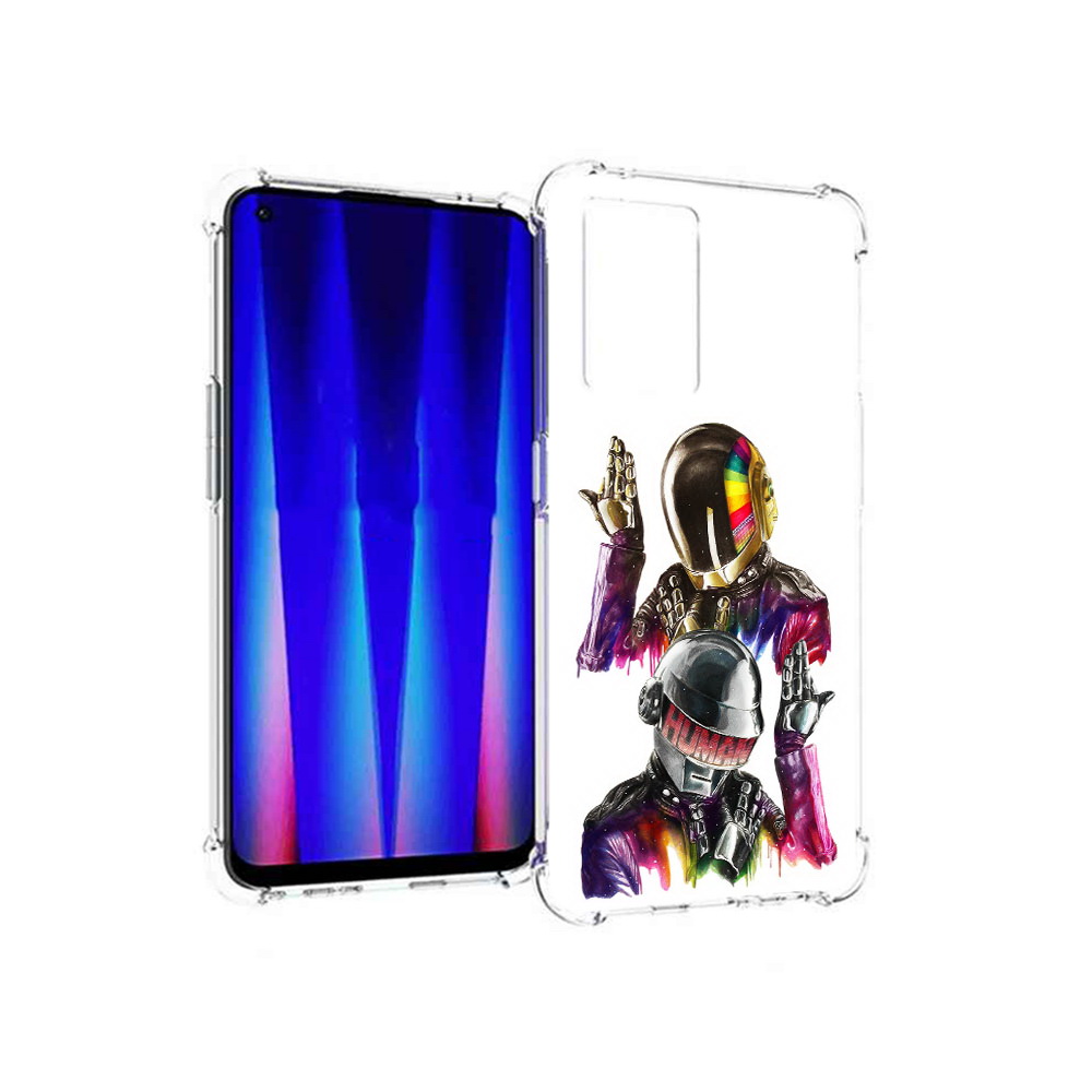 

Чехол MyPads Tocco для OnePlus Nord CE 5G диско космонавты, Прозрачный, Tocco