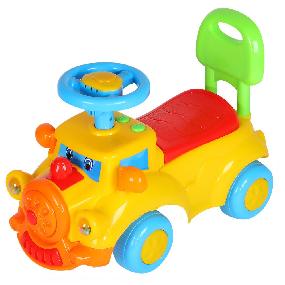 

Каталка толокар Компания Друзей Паровозик с музыкой JB5300369, JB5300371