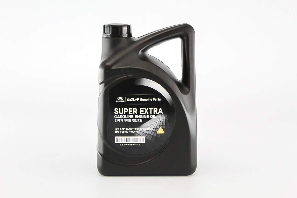 

Моторное масло HYUNDAI / KIA Super Extra Gasoline, полусинтетическое, 5W-30 4 л 0510000410, 510000410