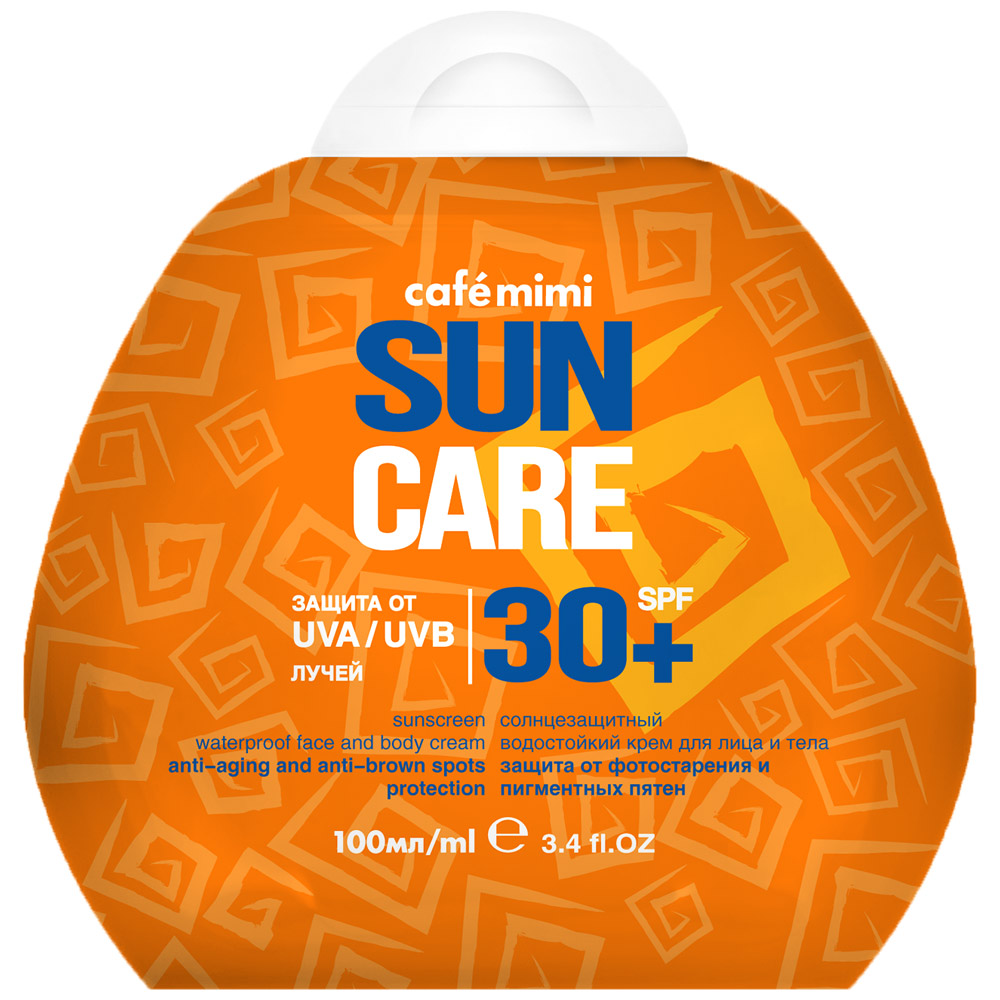 Купить Солнцезащитный водостойкий крем для лица и тела Cafe Mimi , SPF30+, 100 мл