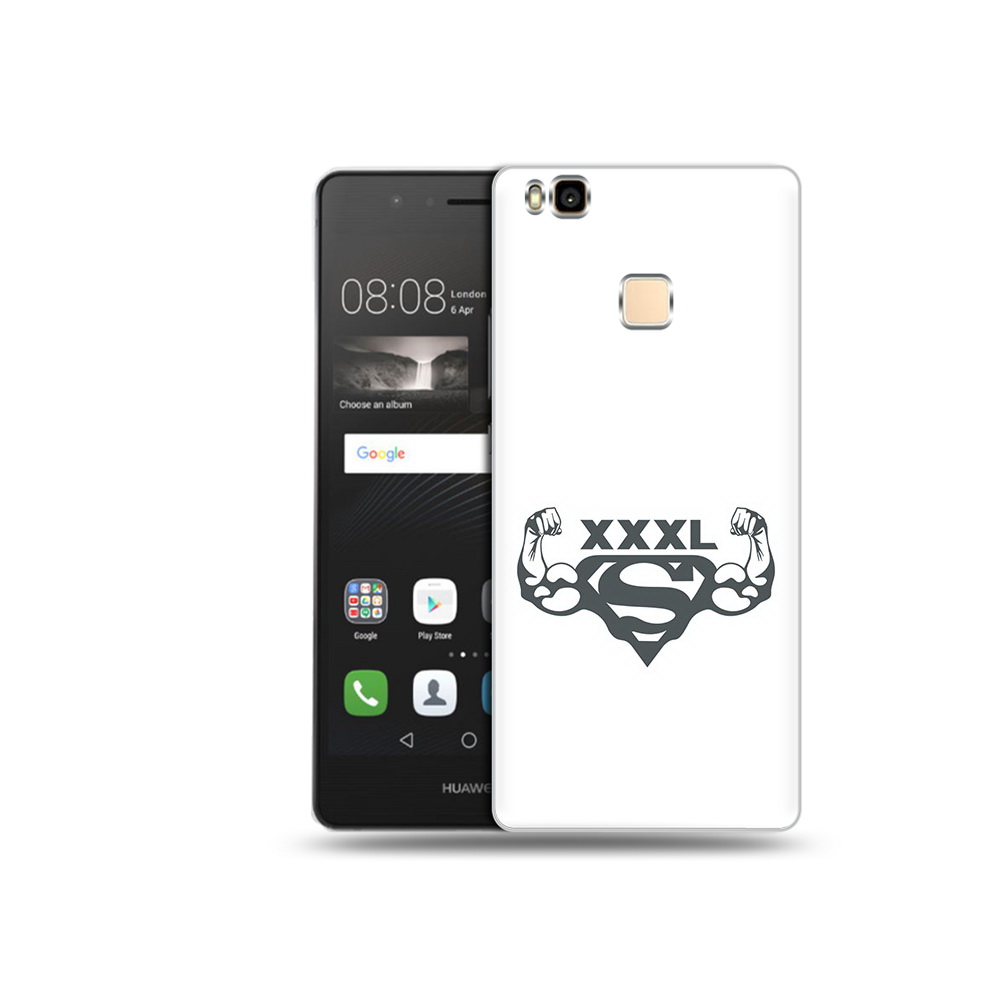 

Чехол MyPads Tocco для Huawei P9 Lite бодибилдинг супермен (PT74547.57.237), Прозрачный, Tocco