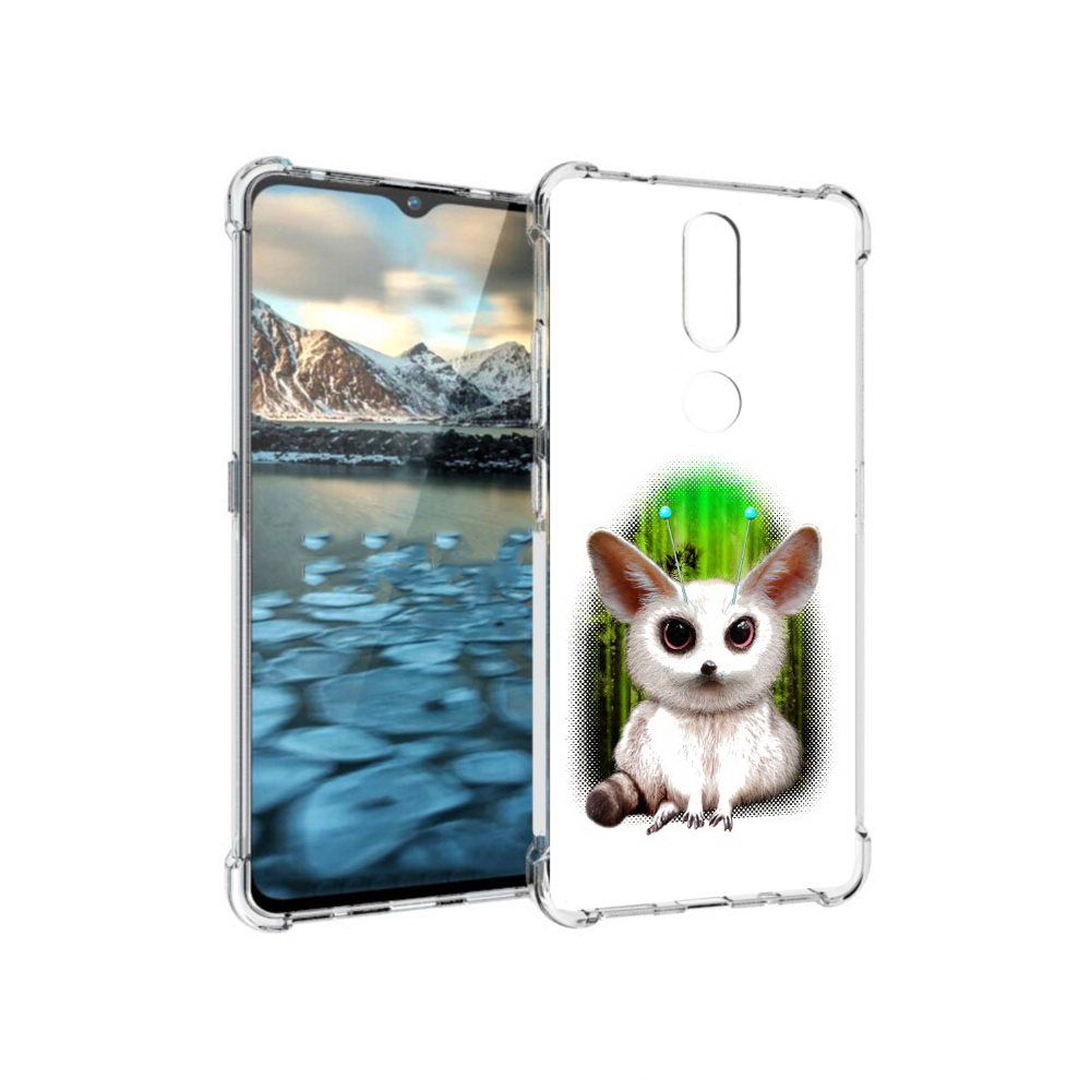 

Чехол MyPads Tocco для Nokia 2.4 пушистое животное (PT227049.107.560), Прозрачный, Tocco