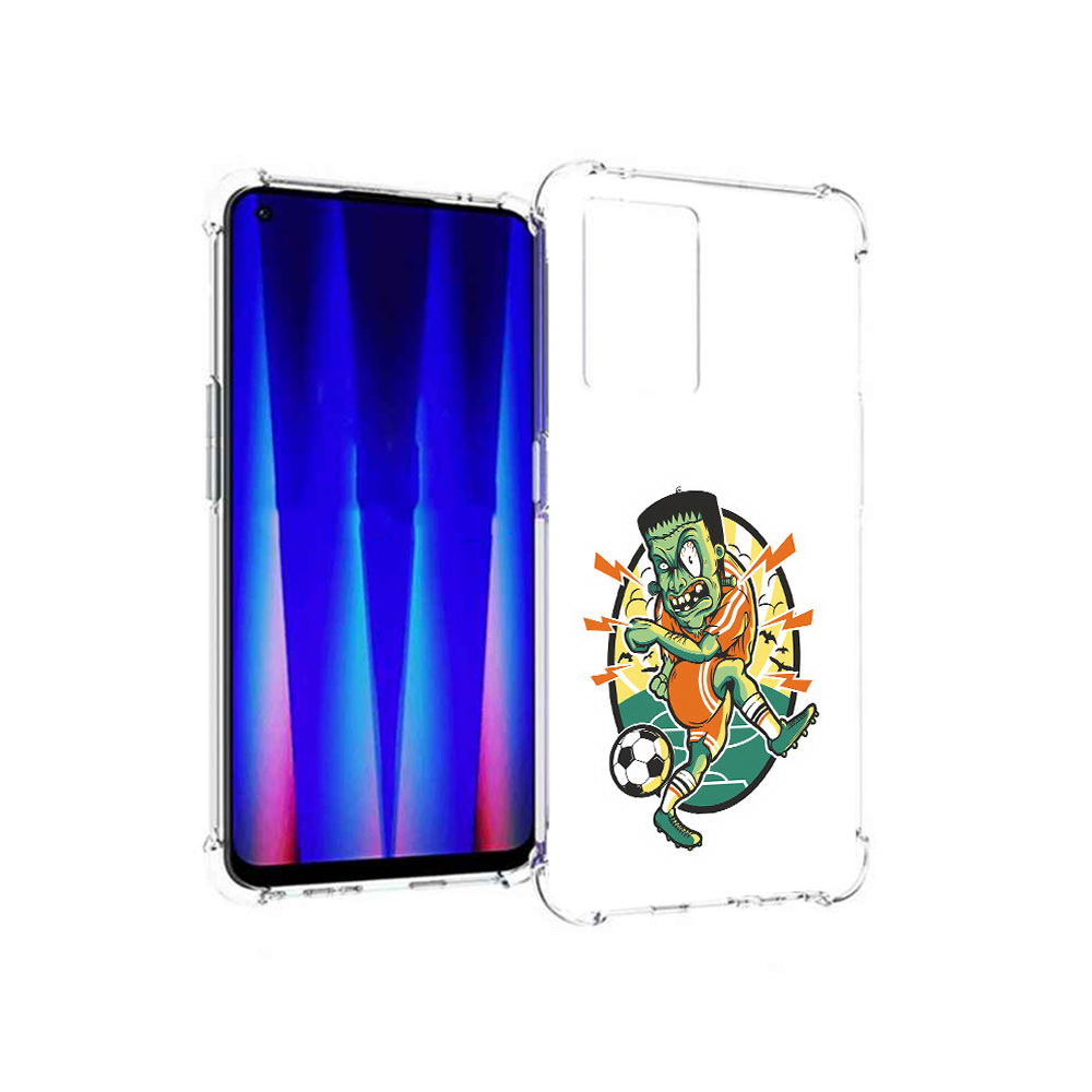 

Чехол MyPads Tocco для OnePlus Nord CE 5G зомби футболист, Прозрачный, Tocco