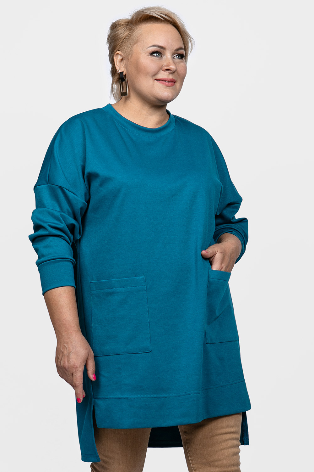 

Туника женская SVESTA T2638MarW синяя 52 RU, T2638MarW