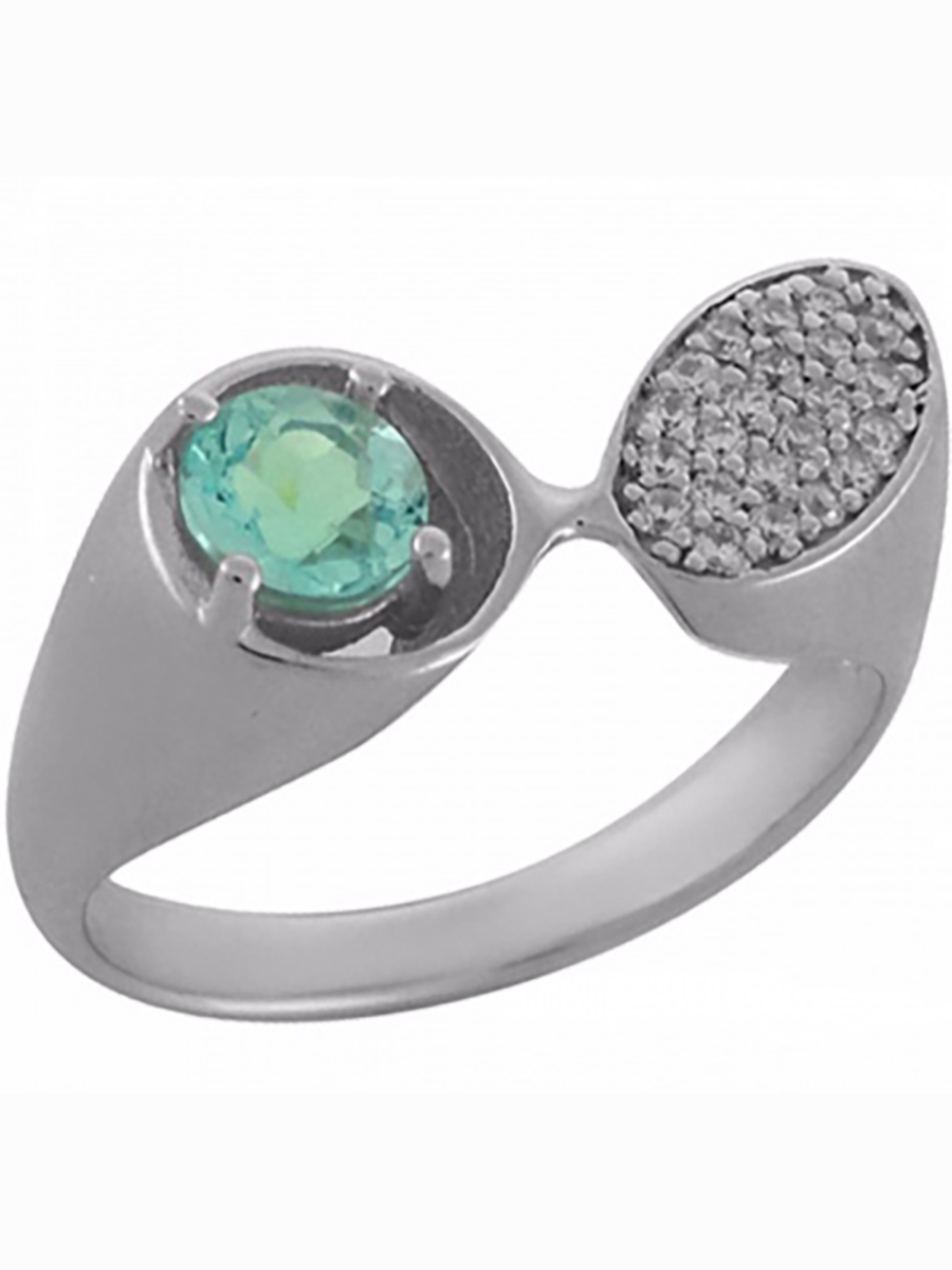 

Кольцо из серебра р.  Balex Jewellery 1405937102, топаз\фианит, 1405937102