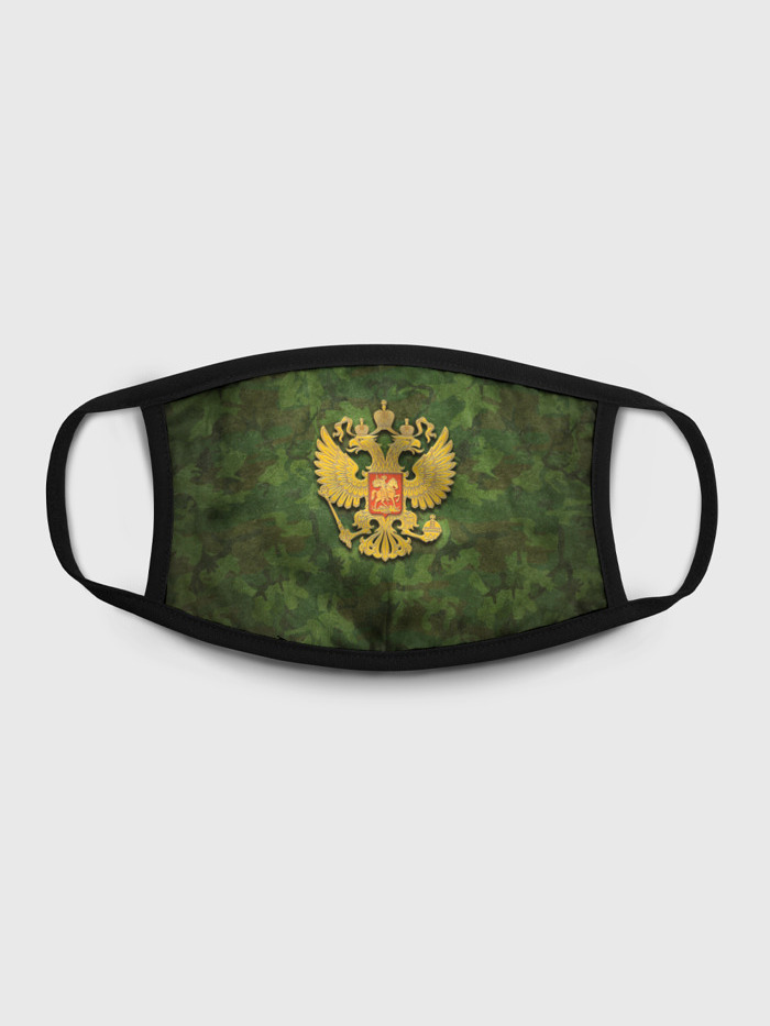

Многоразовая маска унисекс Burnettie Герб На Камуфляже, Разноцветный, Герб На Камуфляже