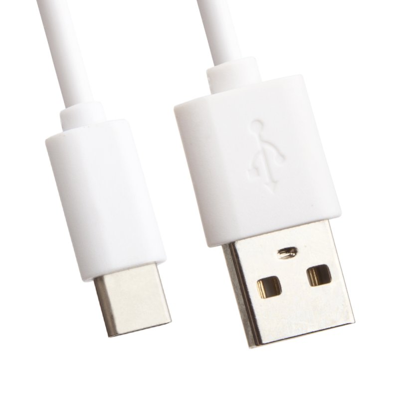 фото Usb кабель lp usb type-c 2м. (белый/европакет) liberty project