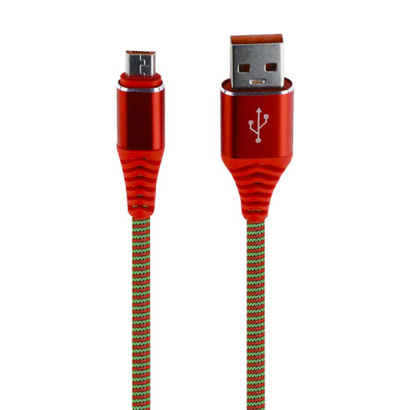 USB кабель LP Micro USB Носки (красный/блистер)