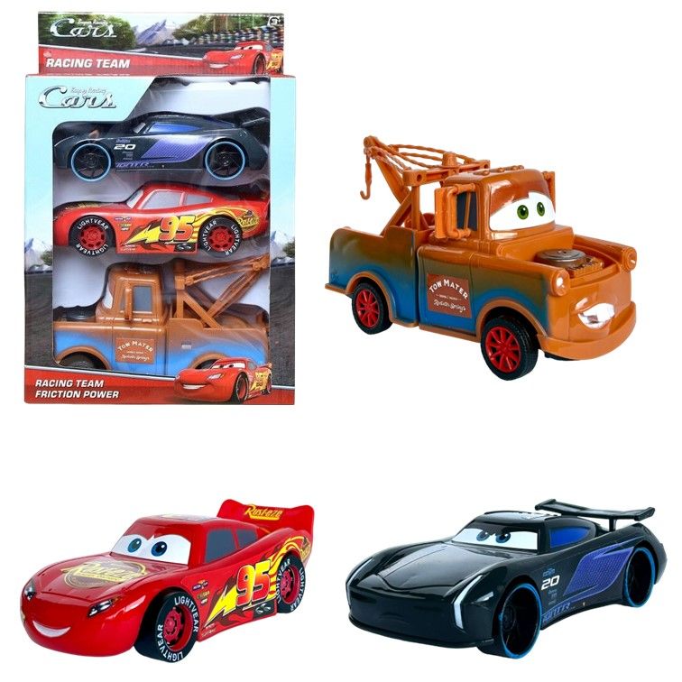 

Набор игрушечных машинок WIZZAL Cars Тачки Джексон Шторм;Молния Маккуин;Мэтр, Красный, 09268