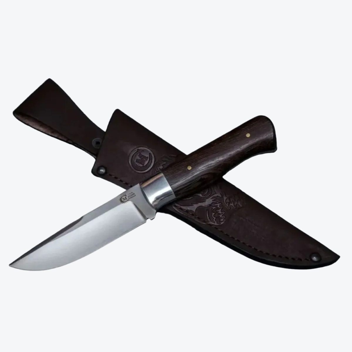 Нож Мастерская Семина Соболь сталь Х12МФ цельнометаллический рукоять венге 5940₽