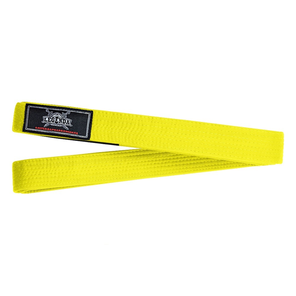 

Пояс детский для кимоно BJJ Legenda Yellow М4